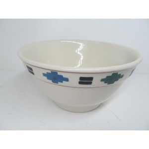 Hartstone "Cheyenne" Aztec Design 7" Wide X 3 7/8" High Mixing Bowl  Made USA
